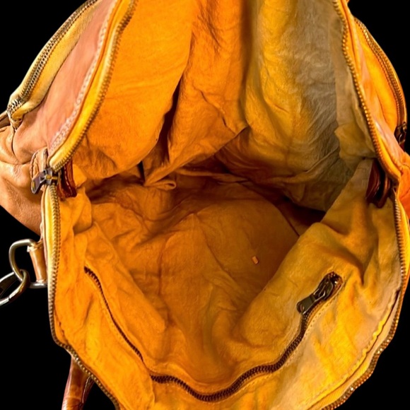 Vintage Leather Satchel - Picture 3 of 3